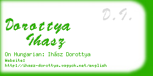 dorottya ihasz business card