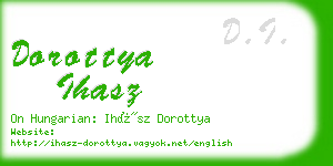 dorottya ihasz business card